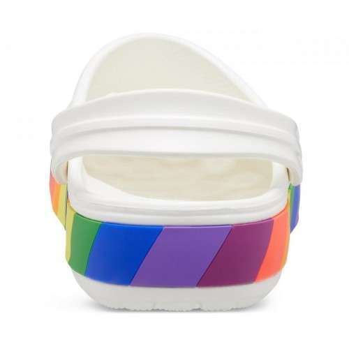 Жіночі Crocs Crocband Rainbow Block Clog White — фото 12