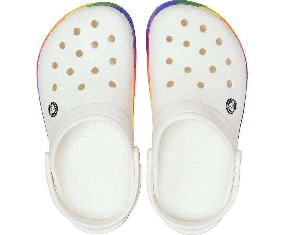 Жіночі Crocs Crocband Rainbow Block Clog White — фото 9