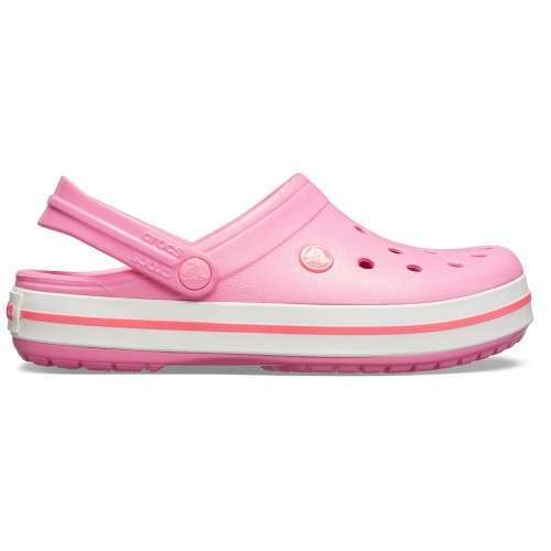 Жіночі Crocs Crocband Pink Lemonade/White — фото 9