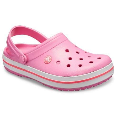 Жіночі Crocs Crocband Pink Lemonade/White — фото 10
