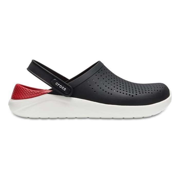 Crocs Лайтрайд Клог Чорні LiteRide Clog Black/white — фото 4