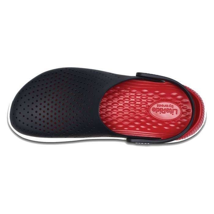 Crocs Лайтрайд Клог Чорні LiteRide Clog Black/white — фото 6