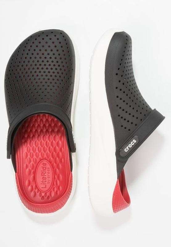 Crocs Лайтрайд Клог Чорні LiteRide Clog Black/white — фото 8