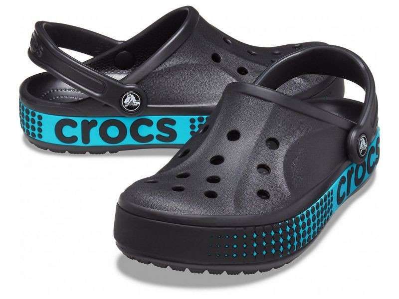 Чоловічі Crocs Баябенд Клог Лого Чорні Bayaband Logo Motion Clog Black — фото 1