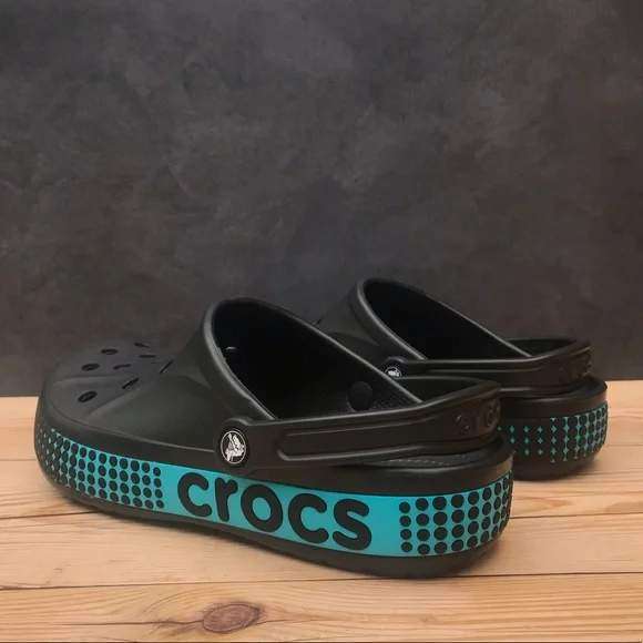 Чоловічі Crocs Баябенд Клог Лого Чорні Bayaband Logo Motion Clog Black — фото 2