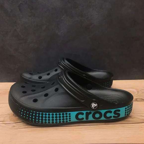 Чоловічі Crocs Баябенд Клог Лого Чорні Bayaband Logo Motion Clog Black — фото 3