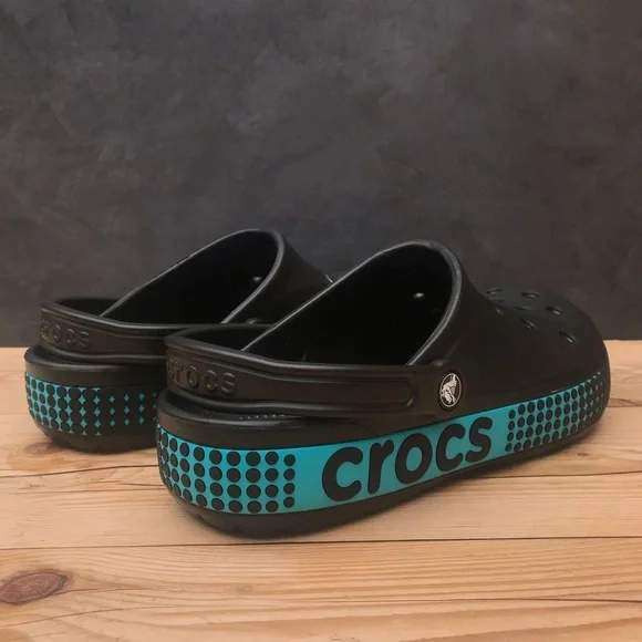 Чоловічі Crocs Баябенд Клог Лого Чорні Bayaband Logo Motion Clog Black — фото 4