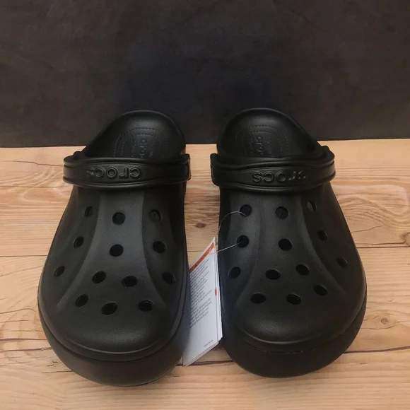 Чоловічі Crocs Баябенд Клог Лого Чорні Bayaband Logo Motion Clog Black — фото 5
