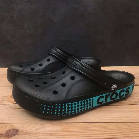 Чоловічі Crocs Баябенд Клог Лого Чорні Bayaband Logo Motion Clog Black — фото 6