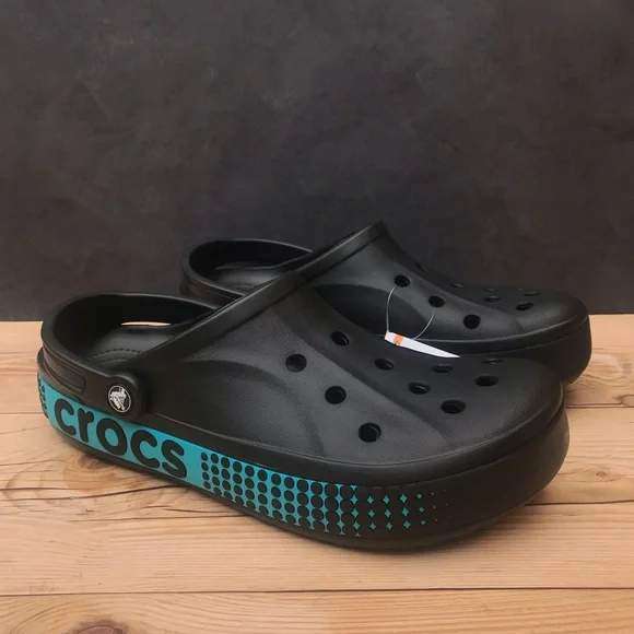 Чоловічі Crocs Баябенд Клог Лого Чорні Bayaband Logo Motion Clog Black — фото 7