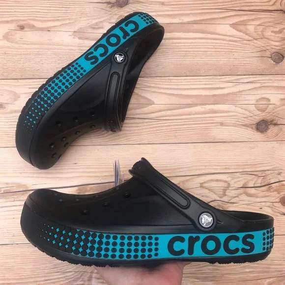 Чоловічі Crocs Баябенд Клог Лого Чорні Bayaband Logo Motion Clog Black — фото 10