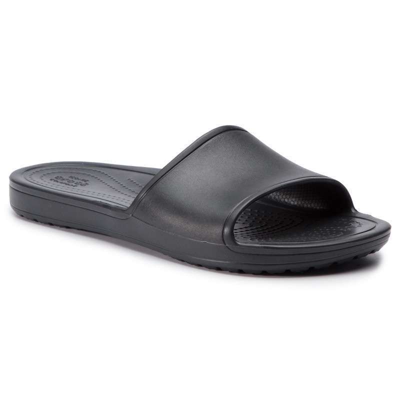 Жіночі шльопанці Crocs Sloane Slide Women Black Croslite — фото 11
