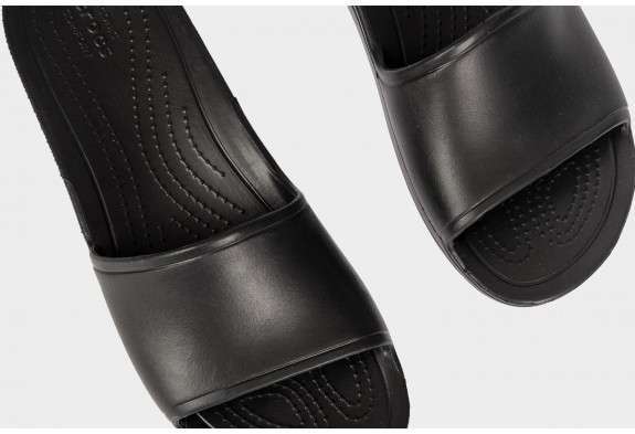 Жіночі шльопанці Crocs Sloane Slide Women Black Croslite — фото 3