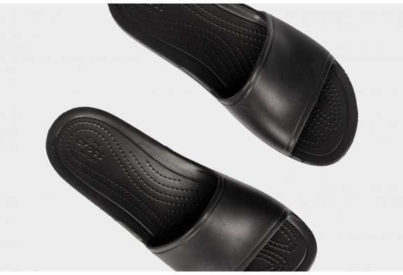 Жіночі шльопанці Crocs Sloane Slide Women Black Croslite — фото 4
