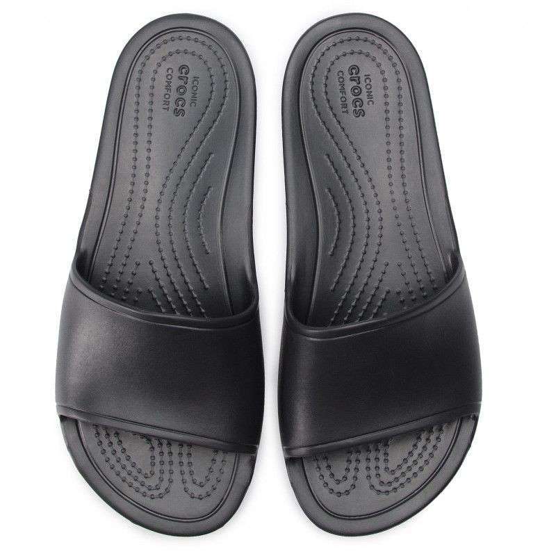 Жіночі шльопанці Crocs Sloane Slide Women Black Croslite — фото 7