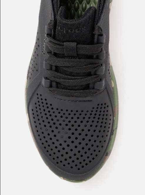 Чоловічі кросівки Crocs LiteRide Printed Camo Pacer Black/Multi — фото 2