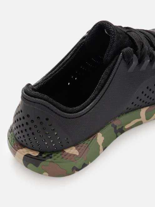Чоловічі кросівки Crocs LiteRide Printed Camo Pacer Black/Multi — фото 3