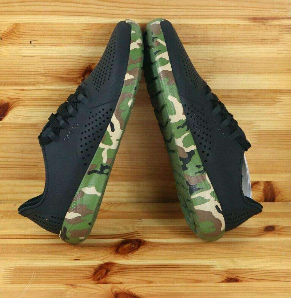 Чоловічі кросівки Crocs LiteRide Printed Camo Pacer Black/Multi — фото 7