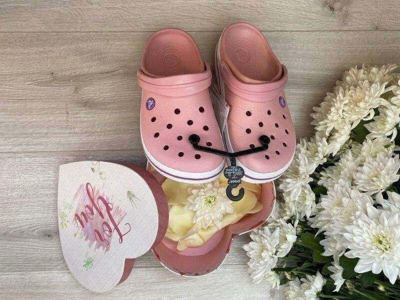 Crocs Crocband Clog Pearl Pink/Wild Orchid — фото 2