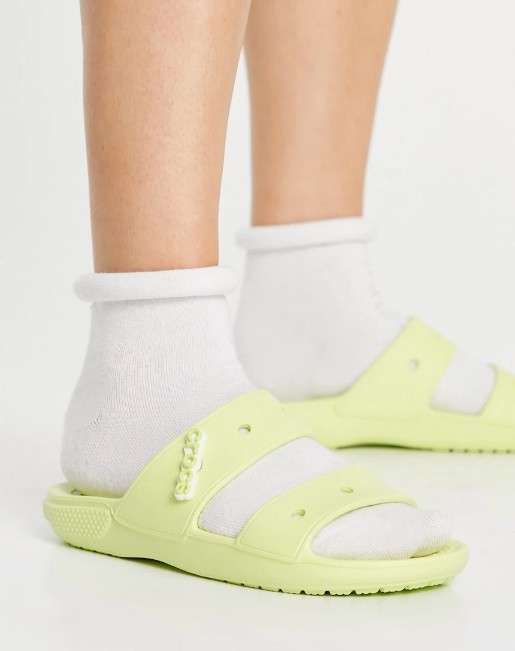 Шльопанці Crocs Classic Sandal Lime Zest — фото 3