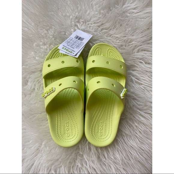 Шльопанці Crocs Classic Sandal Lime Zest — фото 5