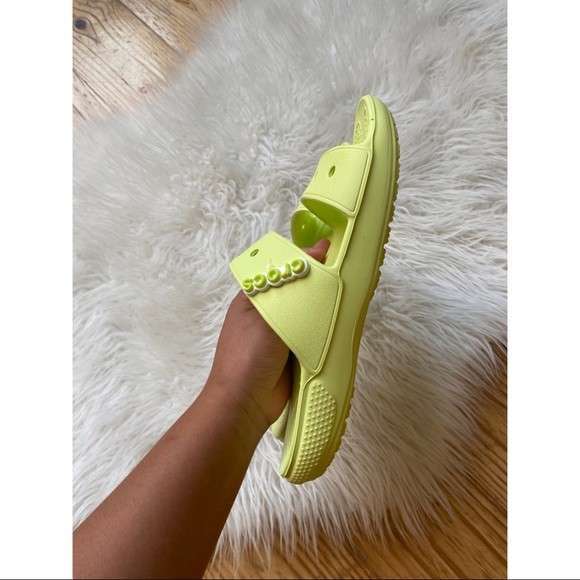 Шльопанці Crocs Classic Sandal Lime Zest — фото 7