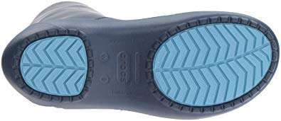 Жіночі гумові чоботи Crocs RainFloe Tall Boot Navy — фото 3