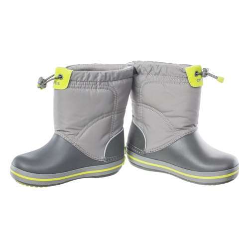 Cапоги Зимние Crocs Серые Сrocs Crocband LodgePoint Snow Boots Smoke/Graphite — фото 2