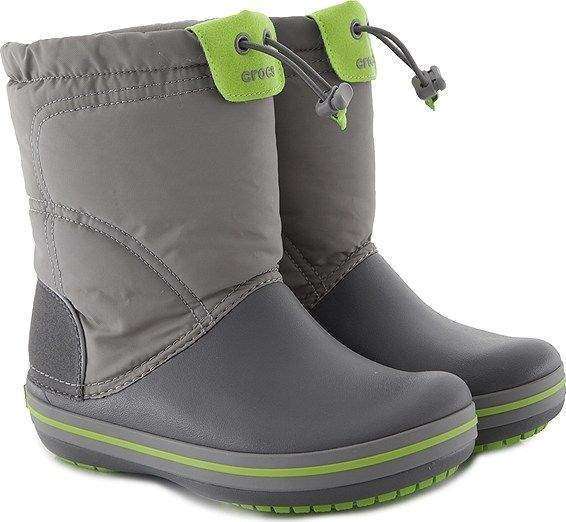 Cапоги Зимние Crocs Серые Сrocs Crocband LodgePoint Snow Boots Smoke/Graphite — фото 12