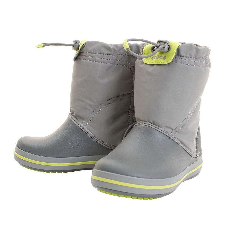 Cапоги Зимние Crocs Серые Сrocs Crocband LodgePoint Snow Boots Smoke/Graphite — фото 5