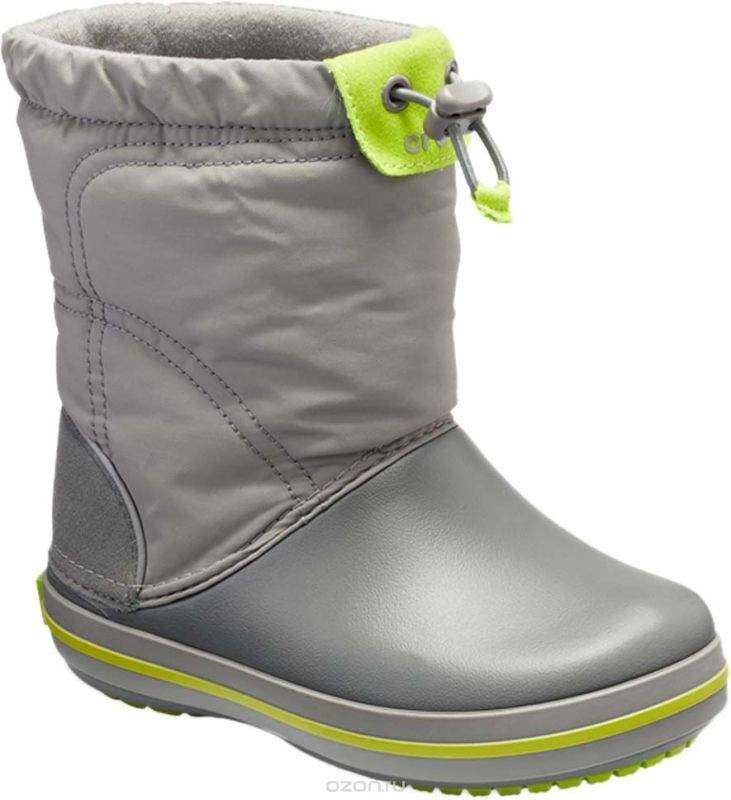 Cапоги Зимние Crocs Серые Сrocs Crocband LodgePoint Snow Boots Smoke/Graphite — фото 7