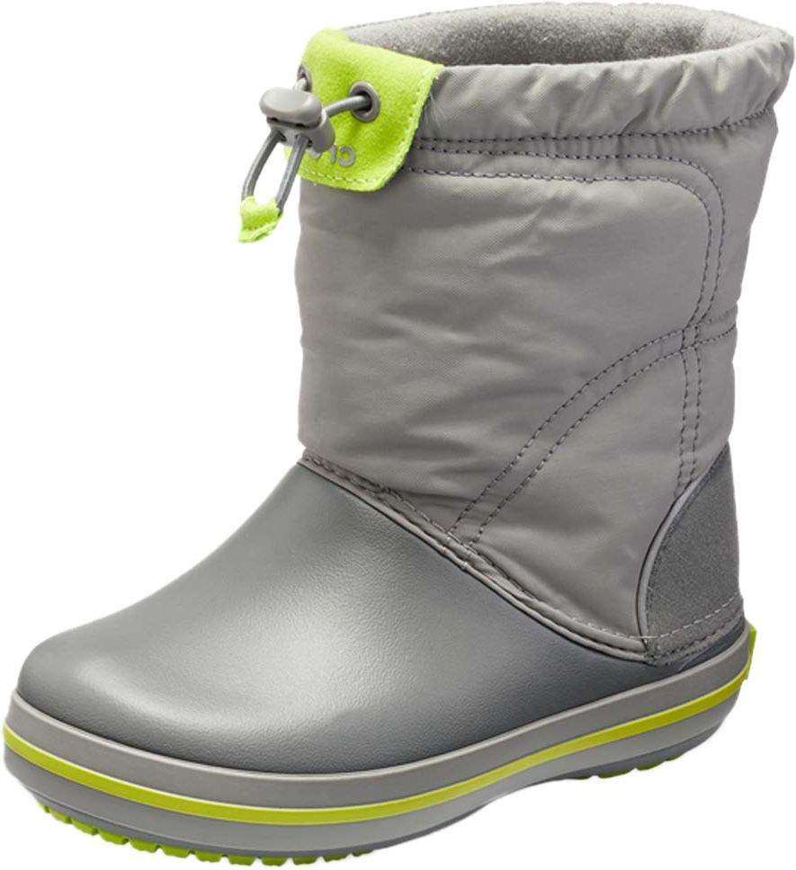 Cапоги Зимние Crocs Серые Сrocs Crocband LodgePoint Snow Boots Smoke/Graphite — фото 8