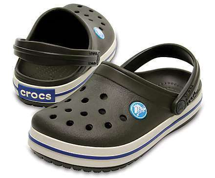 Дитячі Crocs-сабо для хлопчика Crocs Crocband Clogs Dark Camo Green/Stucco — фото 1