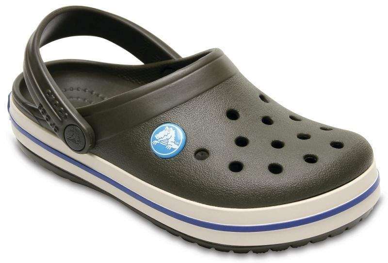 Дитячі Crocs-сабо для хлопчика Crocs Crocband Clogs Dark Camo Green/Stucco — фото 11