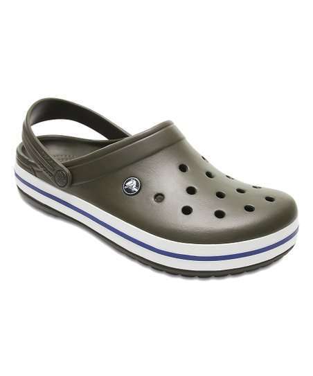 Дитячі Crocs-сабо для хлопчика Crocs Crocband Clogs Dark Camo Green/Stucco — фото 5