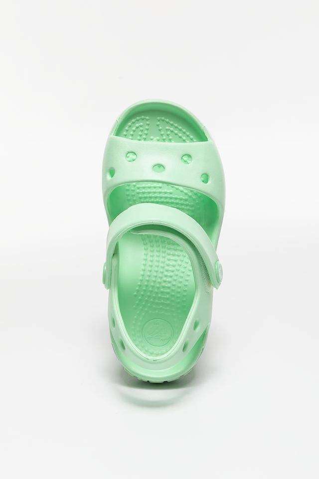 Дитячі сандалії для дівчинки Crocs Crocband Sandal Neon Mint — фото 7