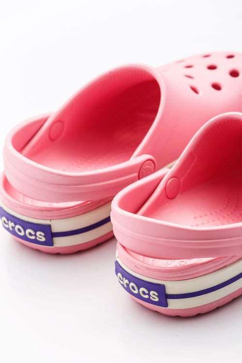 Дитячі Crocs для дівчинки Crocband Kids Peony Pink/Stucco — фото 3