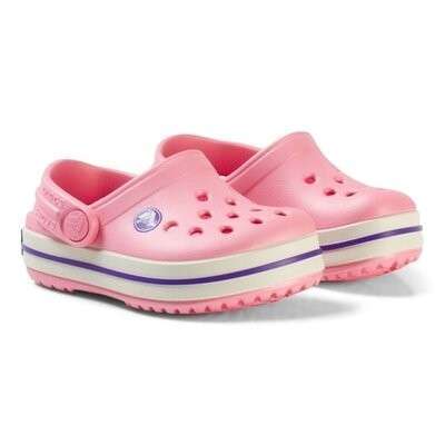Дитячі Crocs для дівчинки Crocband Kids Peony Pink/Stucco — фото 5