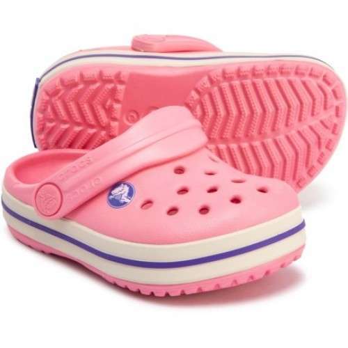 Дитячі Crocs для дівчинки Crocband Kids Peony Pink/Stucco — фото 6