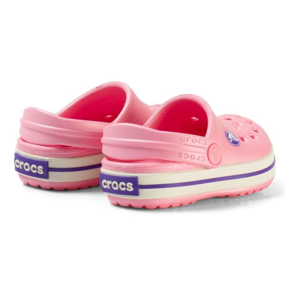Дитячі Crocs для дівчинки Crocband Kids Peony Pink/Stucco — фото 7