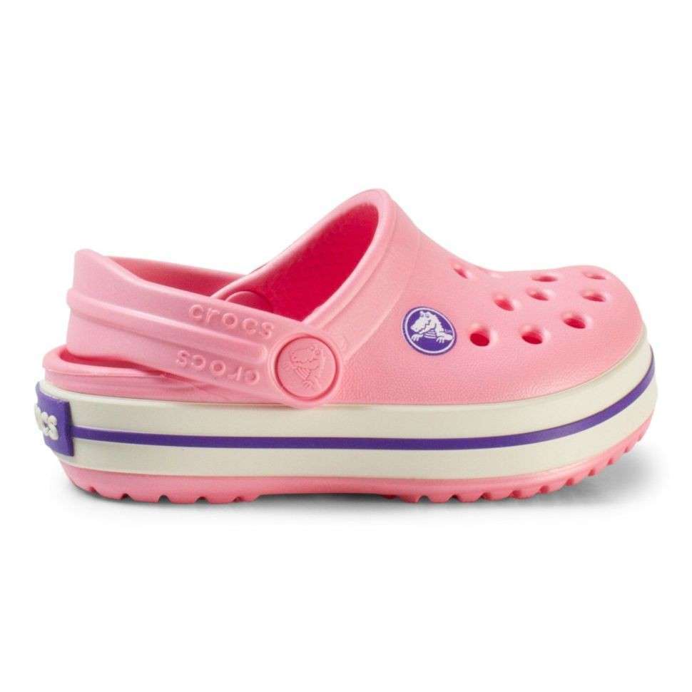 Дитячі Crocs для дівчинки Crocband Kids Peony Pink/Stucco — фото 10
