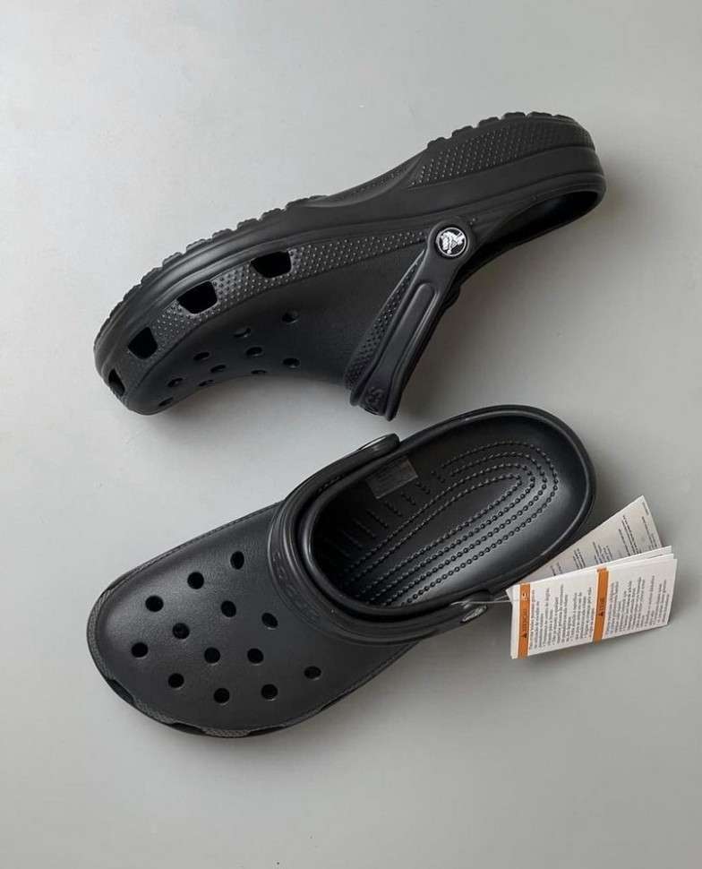Чоловічі Crocs Класік Клог Чорні Classic Black Clog — фото 3