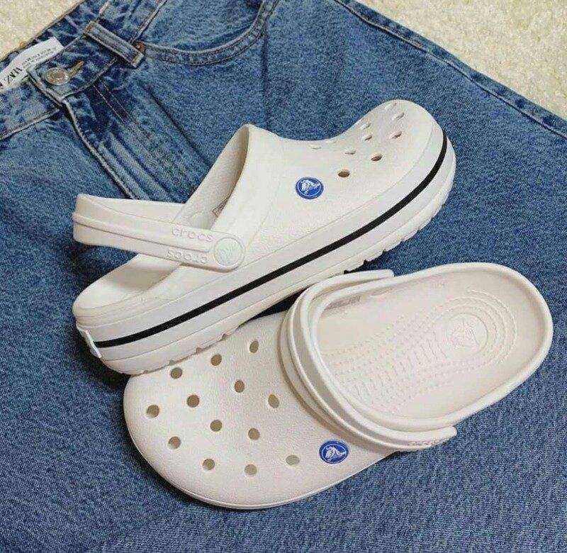 Crocs Крокбенд Білі Crocband Clog Unisex White — фото 2