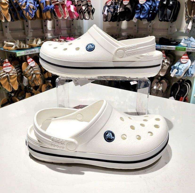 Crocs Крокбенд Білі Crocband Clog Unisex White — фото 3
