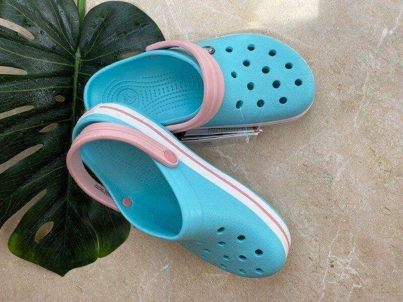 Crocs Crocband Ice Blue/White Clog — фото 5