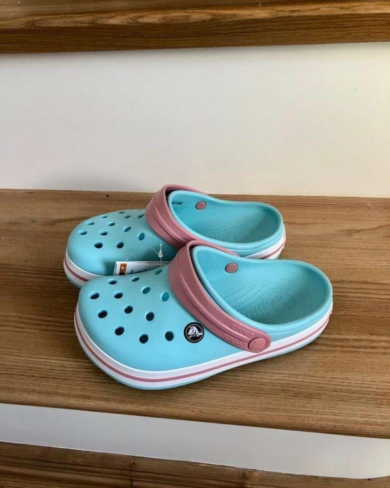 Crocs Crocband Ice Blue/White Clog — фото 9