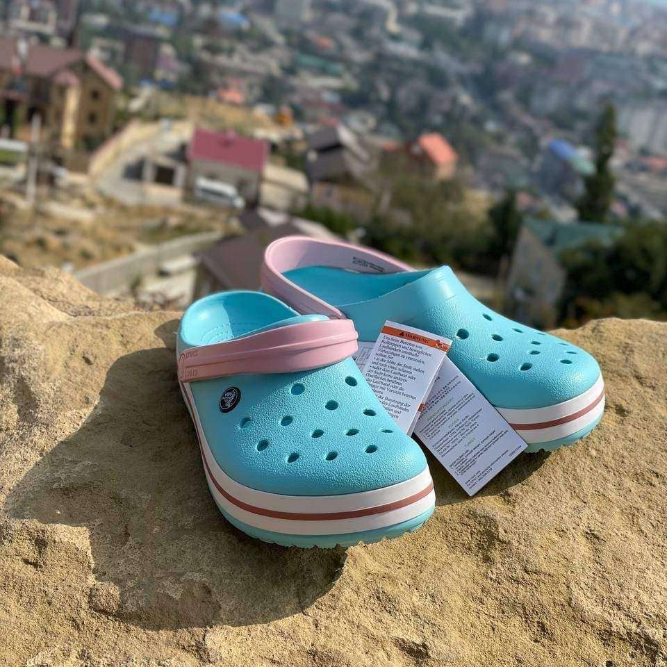 Crocs Crocband Ice Blue/White Clog — фото 10