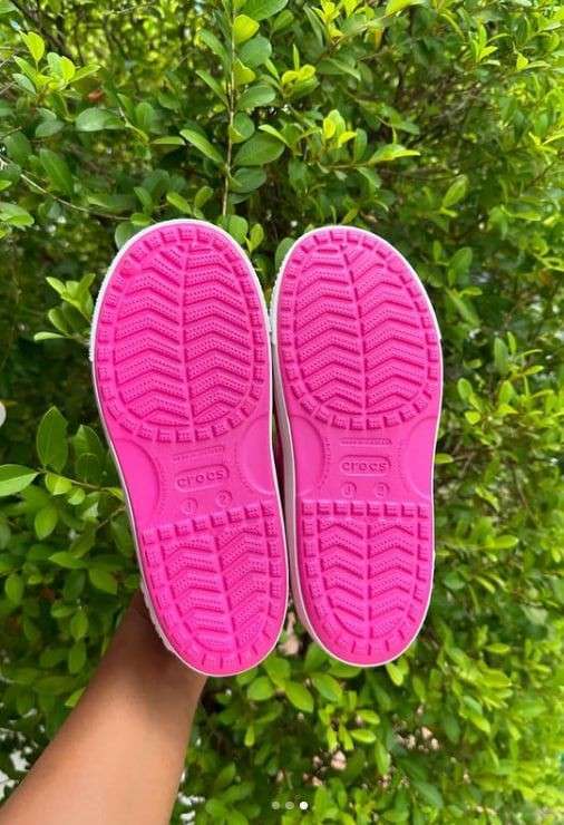 Дитячі сандалії для дівчинки Crocs Preschool Crocband II Sandal Paradise Pink/Carnation — фото 4