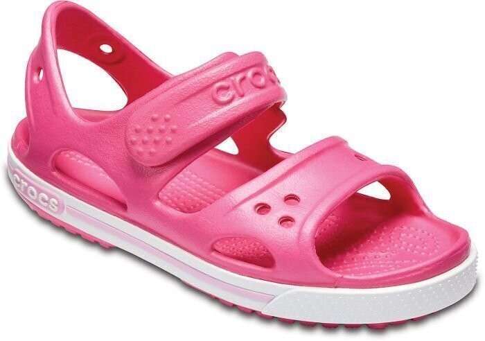 Дитячі сандалії для дівчинки Crocs Preschool Crocband II Sandal Paradise Pink/Carnation — фото 8