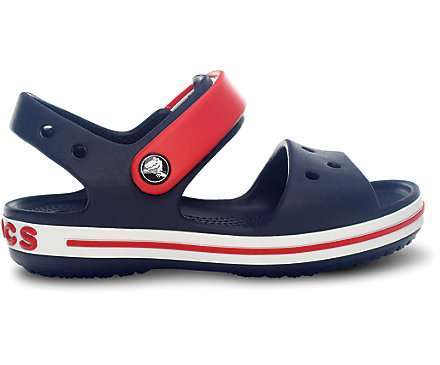 Дитячі сандалії для хлопчика Crocs Crocband Sandal Kids Navy/Red — фото 4